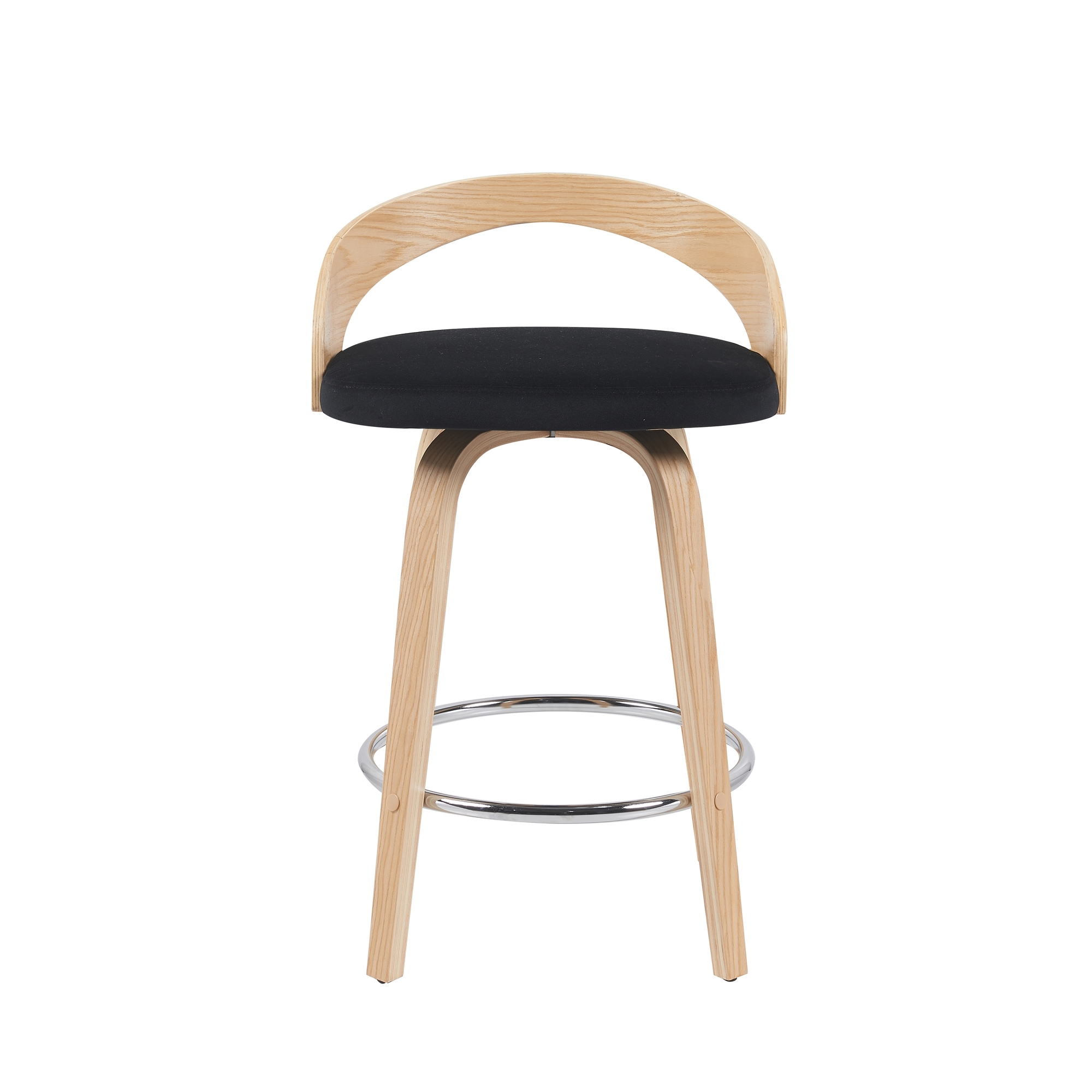 Open-Back Swivel Counter Stool