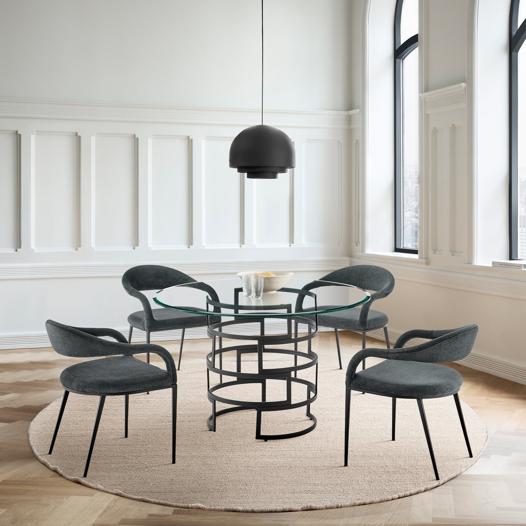 Armen Living Diaz / Morgan 5-pc. Dining Set