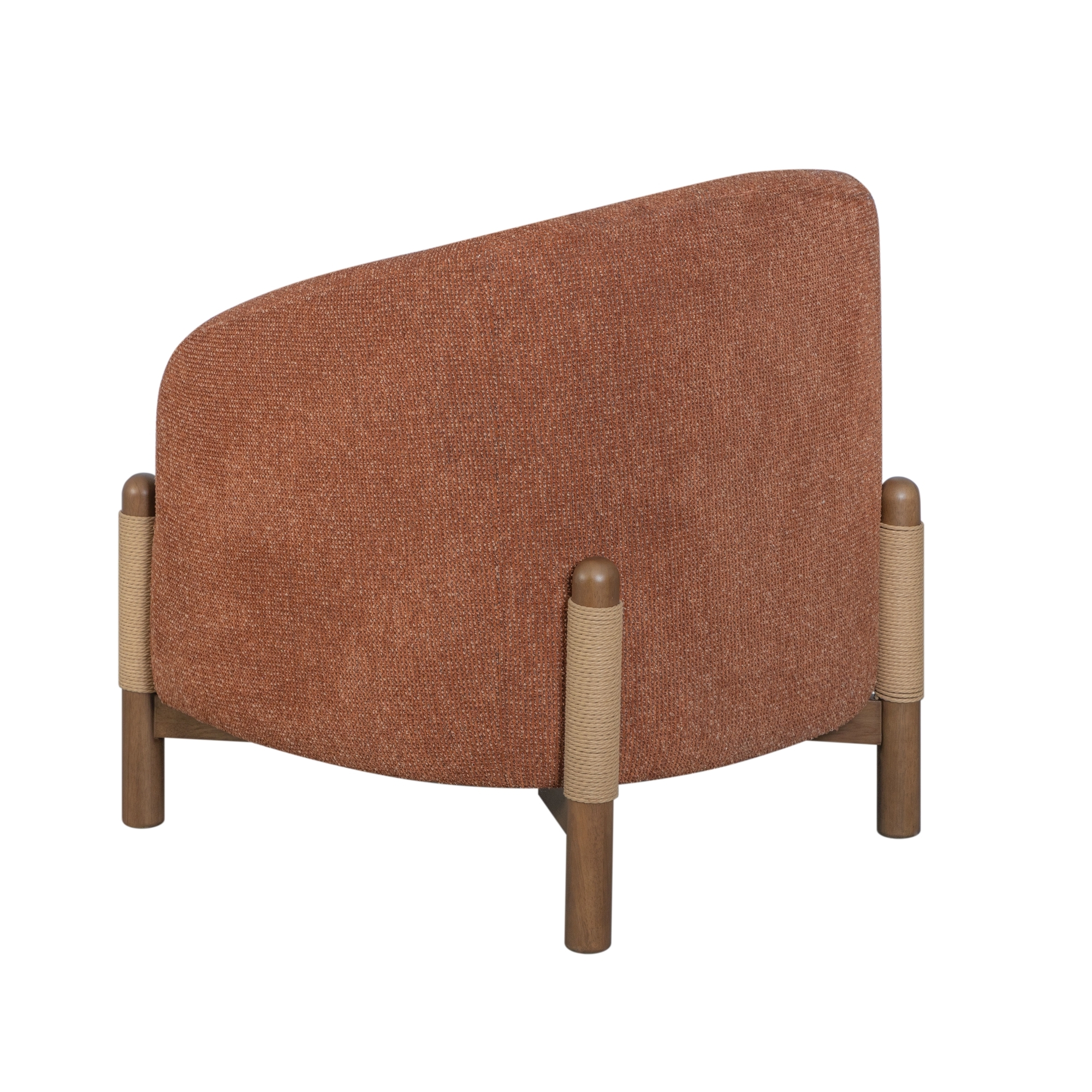 Barrel-Back Accent Chair