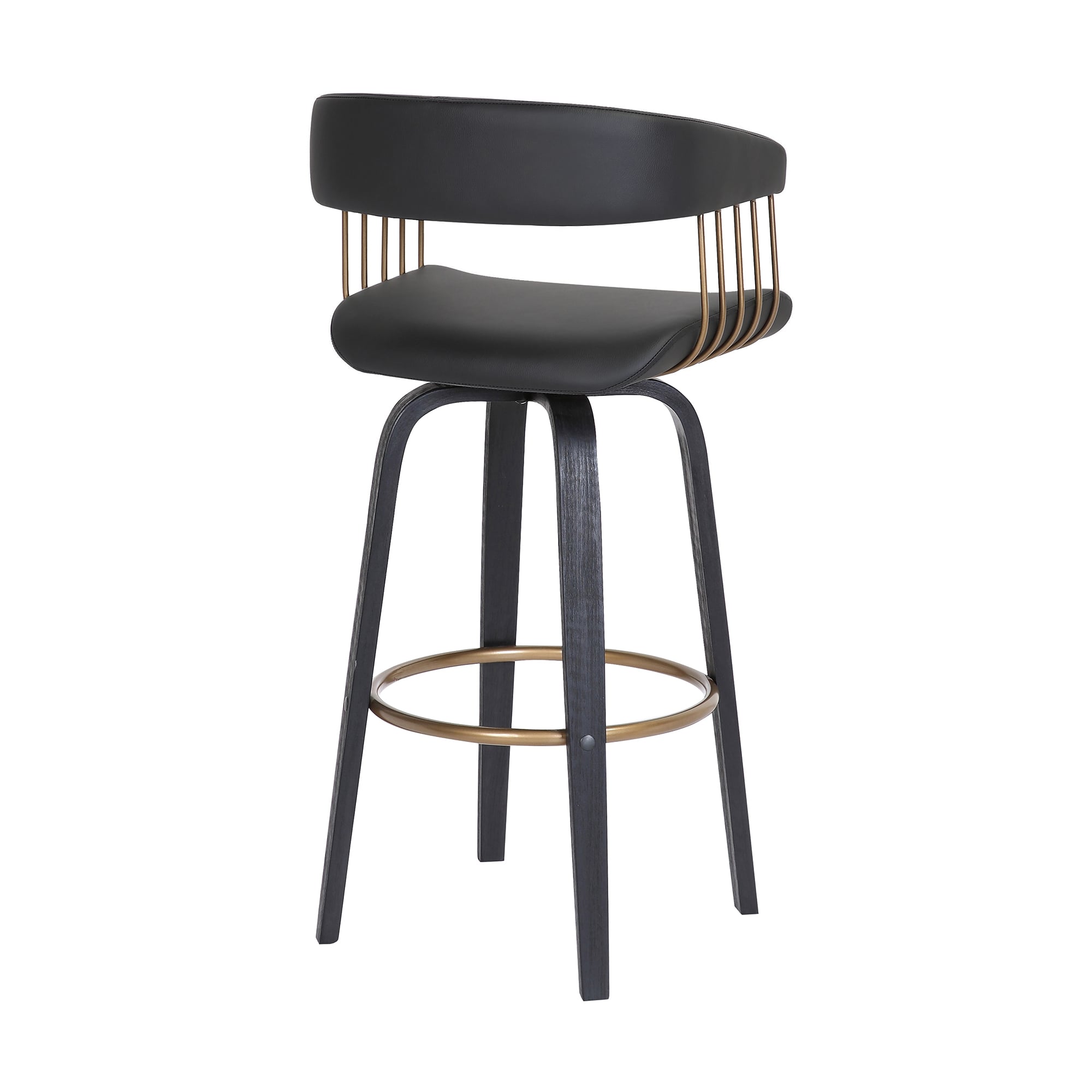 Armen Living Topanga Swivel Bar Stool