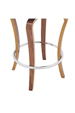 Armen Living Grady Contemporary 29" Swivel Bar Height Stool