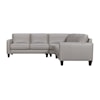 Armen Living Summit 3-Piece Leather Sectional