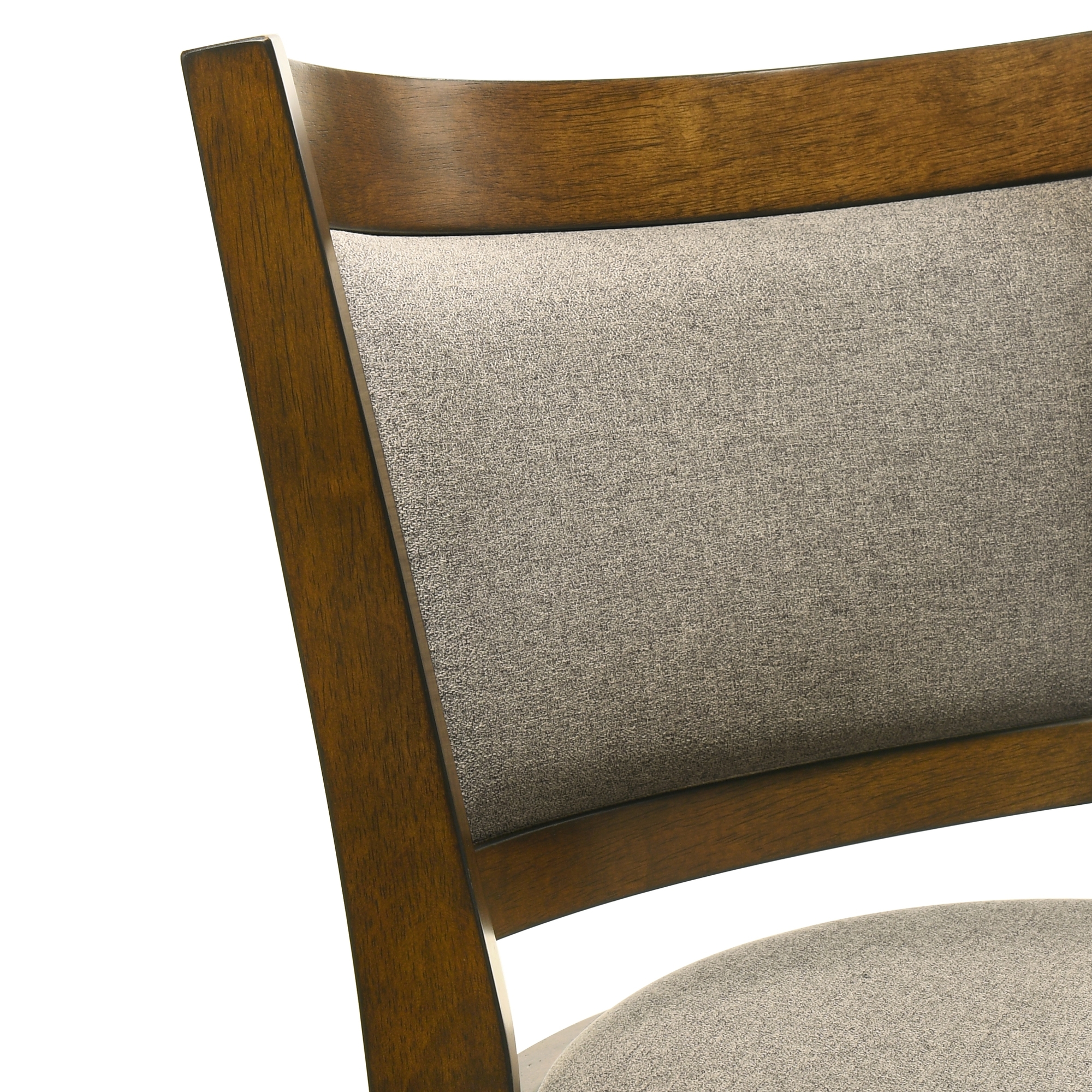 Armen Living Aiden Upholstered Bar-Height Swivel Stool