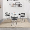 Armen Living Naomi & Chelsea 4 PC Dining Set