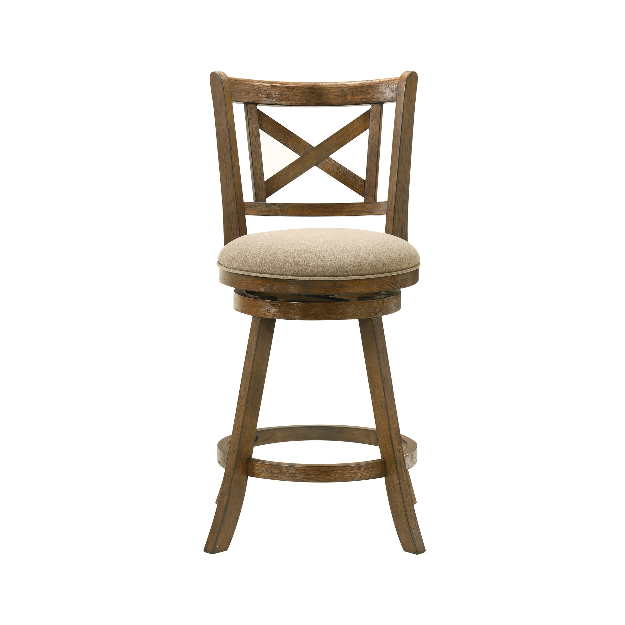Armen Living Kodi X-Back Swivel Counter Stool