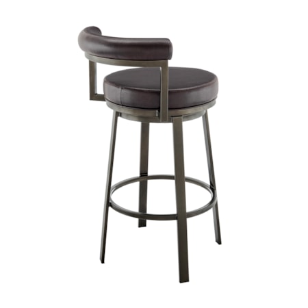 Upholstered Swivel Barstool