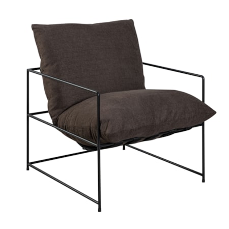 Modern Industrial Accent Chair