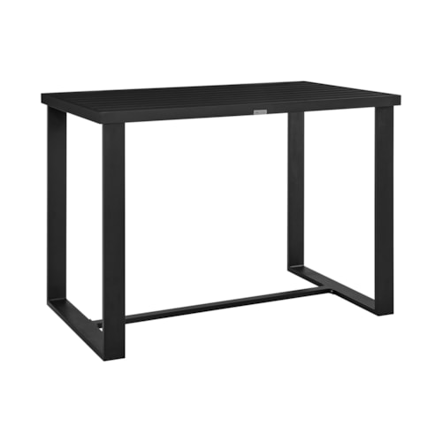 Contemporary Outdoor Counter-Height Table