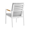 Armen Living Crown Set of 2 Outdoor Arm Chairs