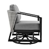 Armen Living Palma Outdoor Patio Swivel Lounge Chair