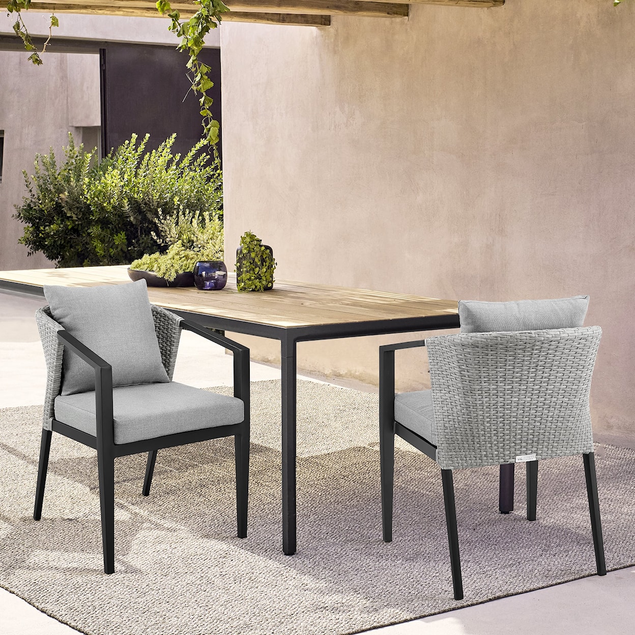 Armen Living Aileen Outdoor Dining Chair