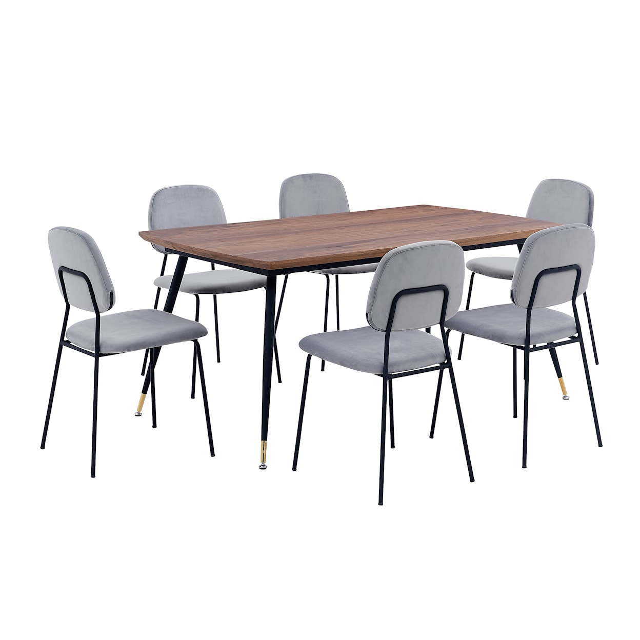 Armen Living Messina/Lucy Dining Set