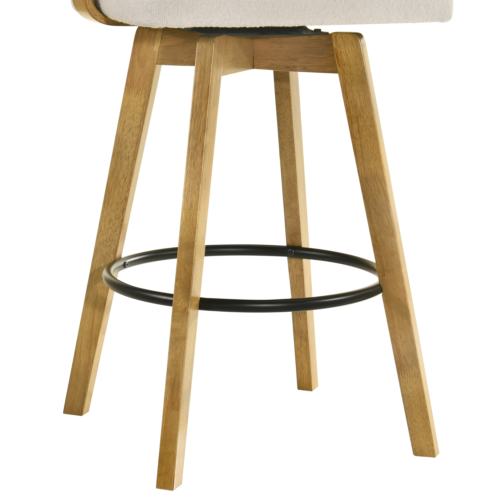 Armen Living Callah Upholstered Low-Back Barstool