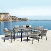 Armen Living Zella Outdoor Dining Chair