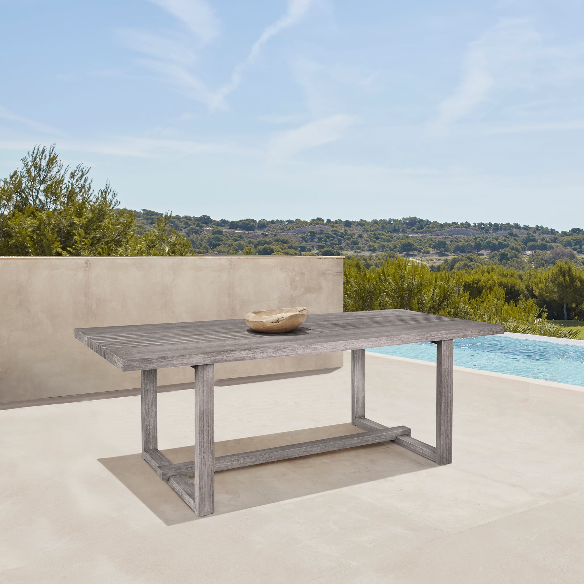 Armen Living Vivid Outdoor Dining Table