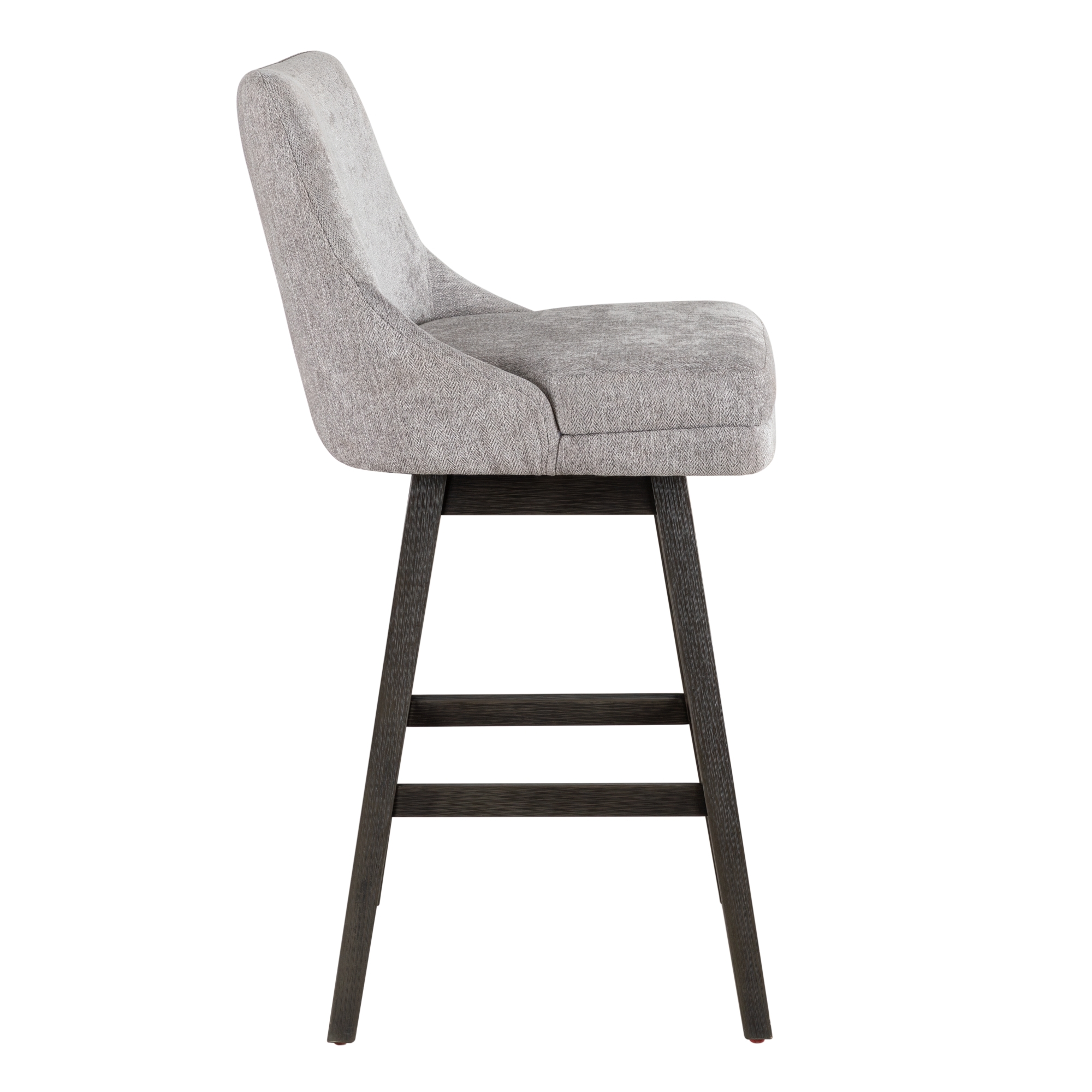 Armen Living Branson Upholstered Swivel Barstool