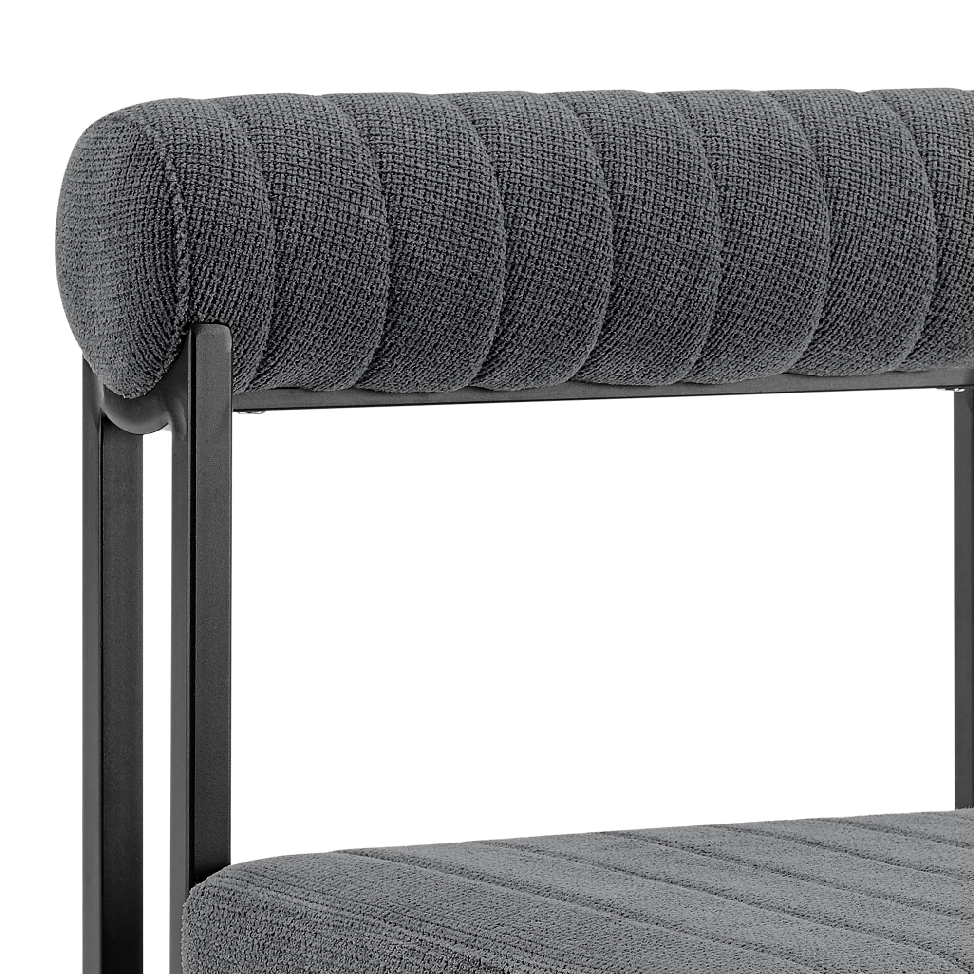 Armen Living Anastasia Open-Back Dining Side Chair