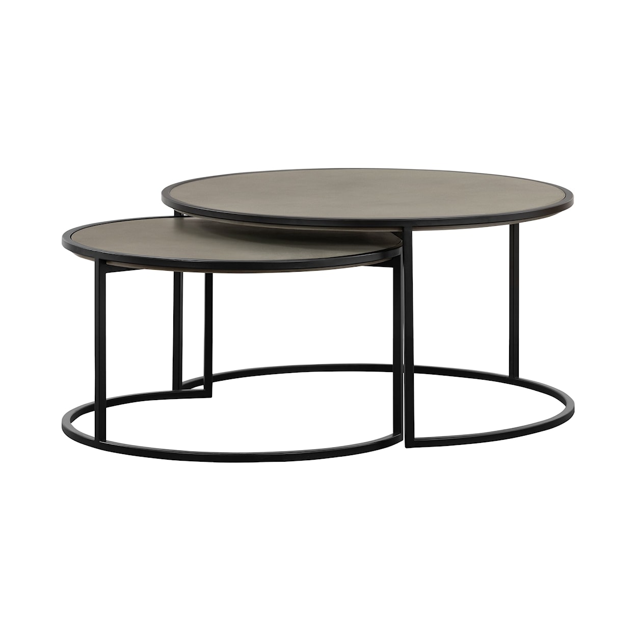 Armen Living Rina Nesting Coffee Table