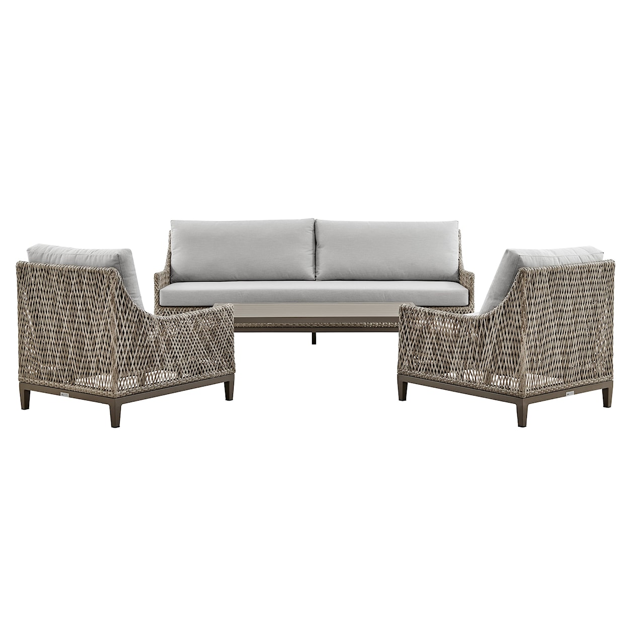 Armen Living Silvana Outdoor Conversation Set