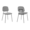 Armen Living Lucy Set of 2 Side Chairs