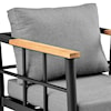 Armen Living Beowulf Set of 2 Outdoor Dining Chairs