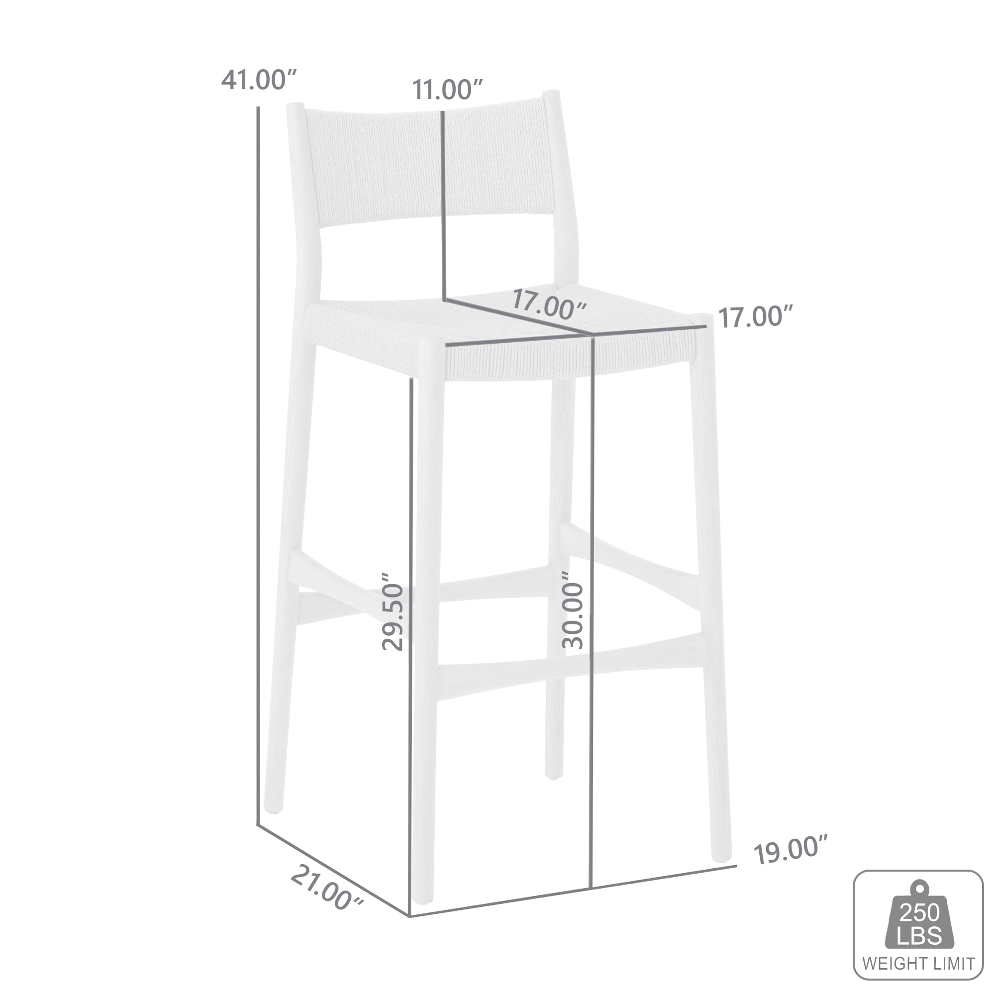 Armen Living Erie Bar Stool