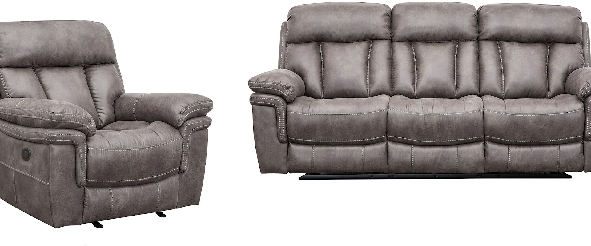 Casual 2-Piece Power Reclining Set