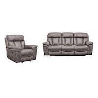 Casual 2-Piece Power Reclining Set