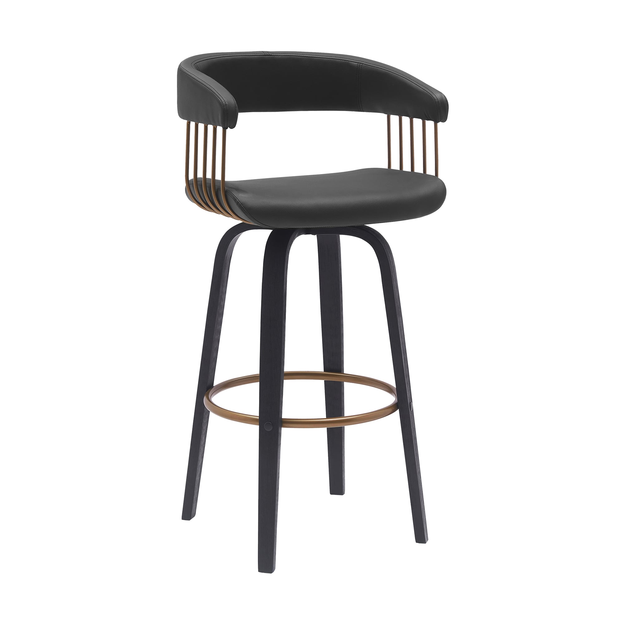 Armen Living Topanga Swivel Bar Stool