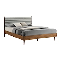 Contemporary King Platform Wood Bed Frame