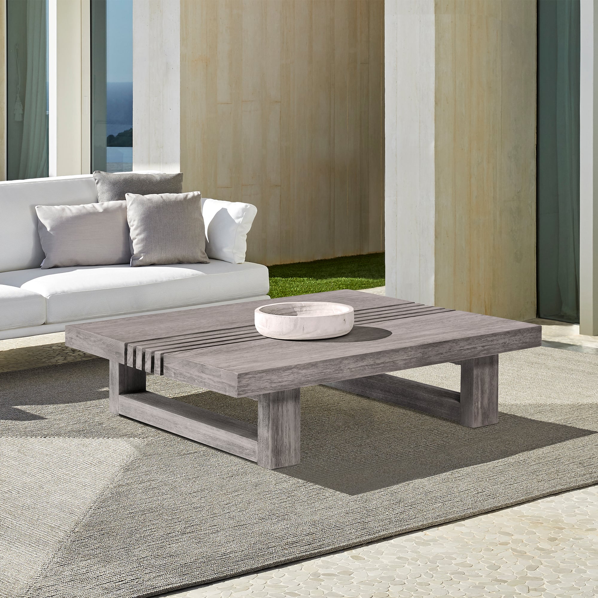 Armen Living Vivid Outdoor Coffee Table