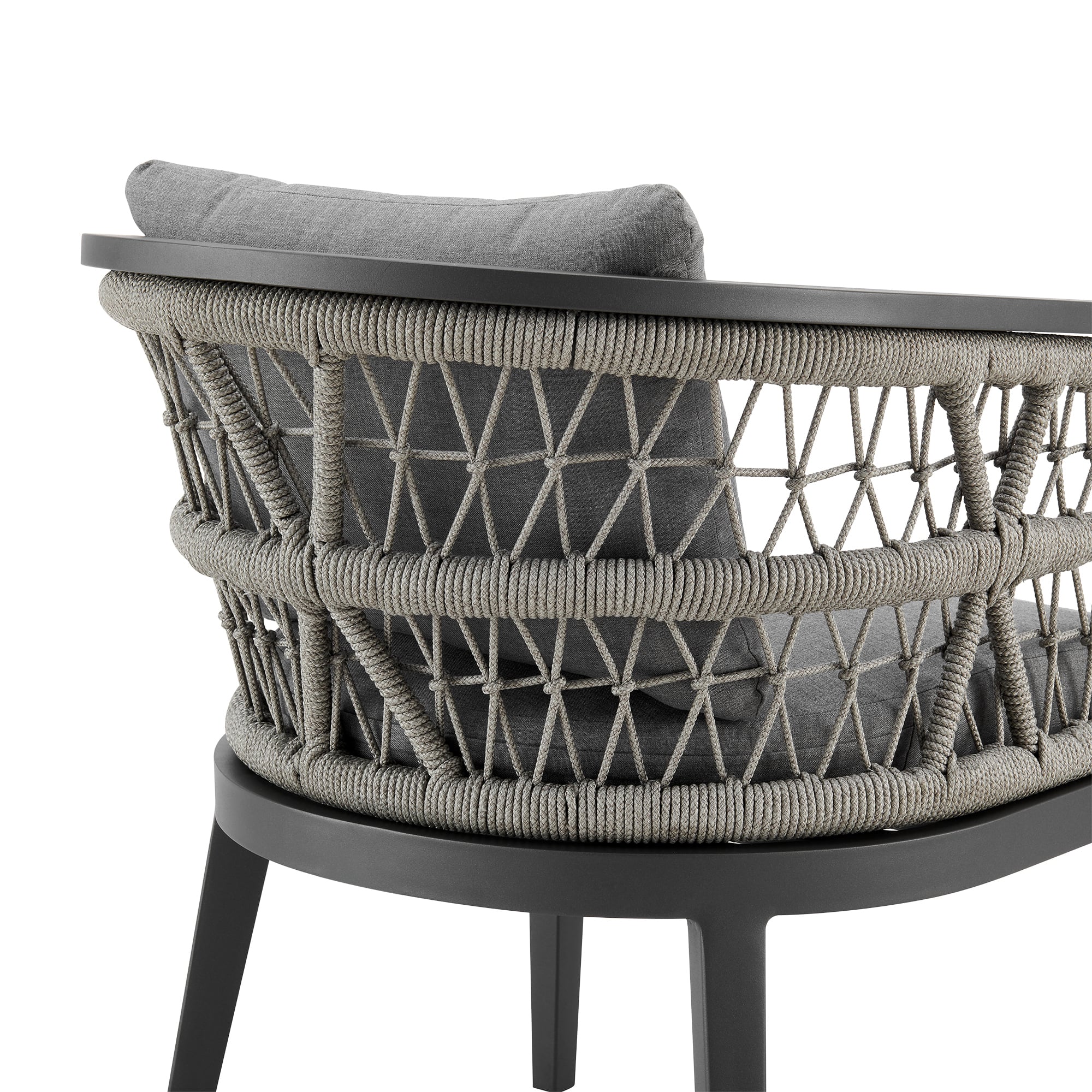 Armen Living Zella Outdoor Dining Chair