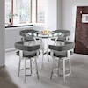 Armen Living Naomi & Lorin 5 PC Dining Set