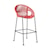 Armen Living Acapulco Casual 30" Indoor/Outdoor Bar Stool with Grey Rope