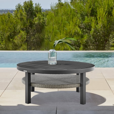 Round Outdoor Coffee Table