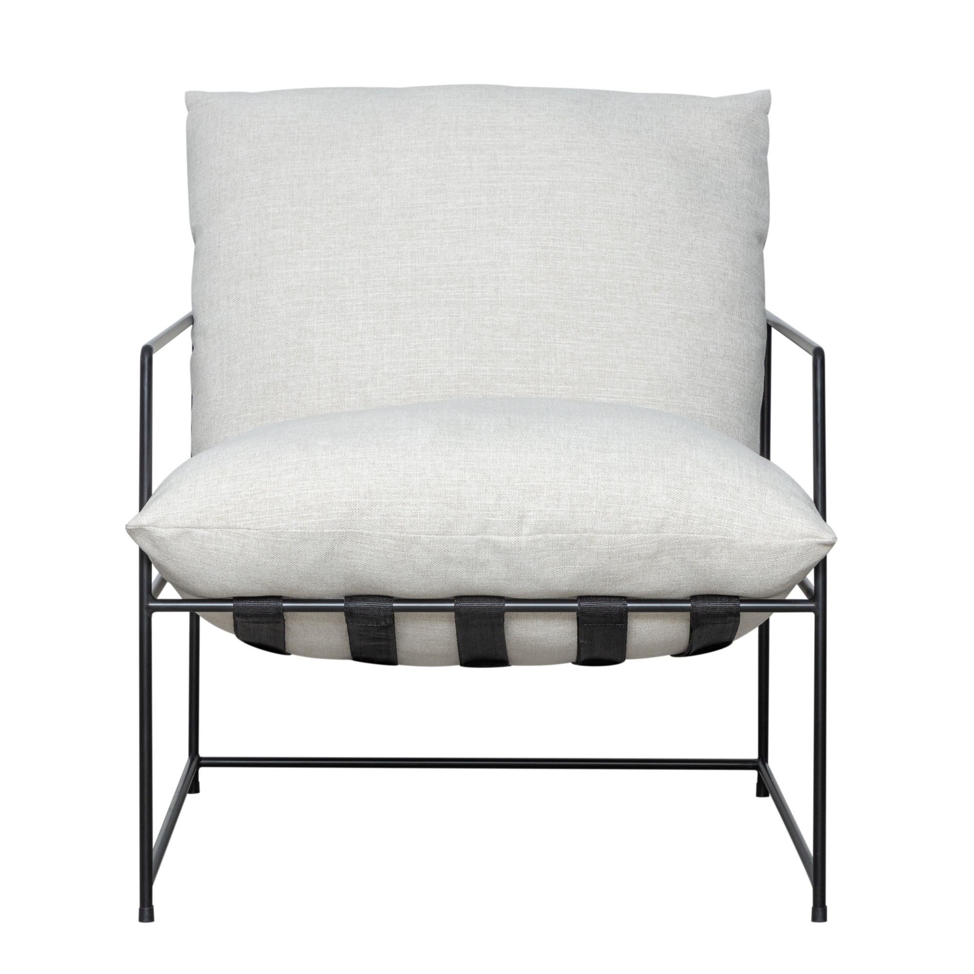 Modern Industrial Accent Chair