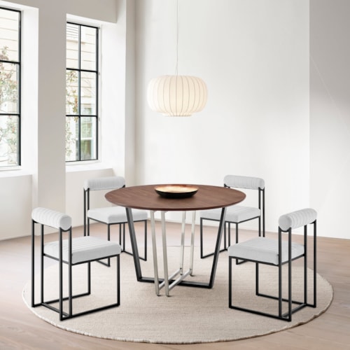 Modern 5-Piece Dining Set