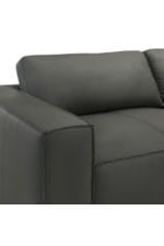 Armen Living Clayton Modern Casual 76" Robust Track-Arm Loveseat