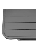 Armen Living Dorado Modern Coastal Outdoor 79" Rectangular Aluminum Dining Table