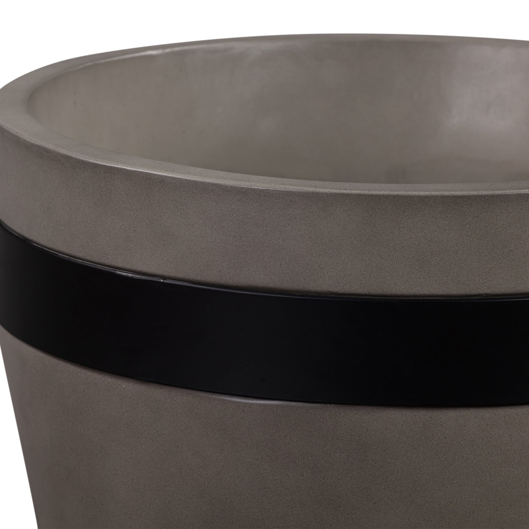 Armen Living Obsidian Planter