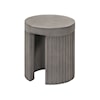 Armen Living Wave Indoor/Outdoor Stool End Table