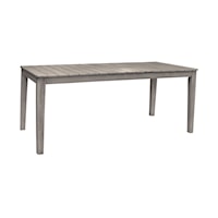 Contemporary Outdoor Rectangular Dining Table