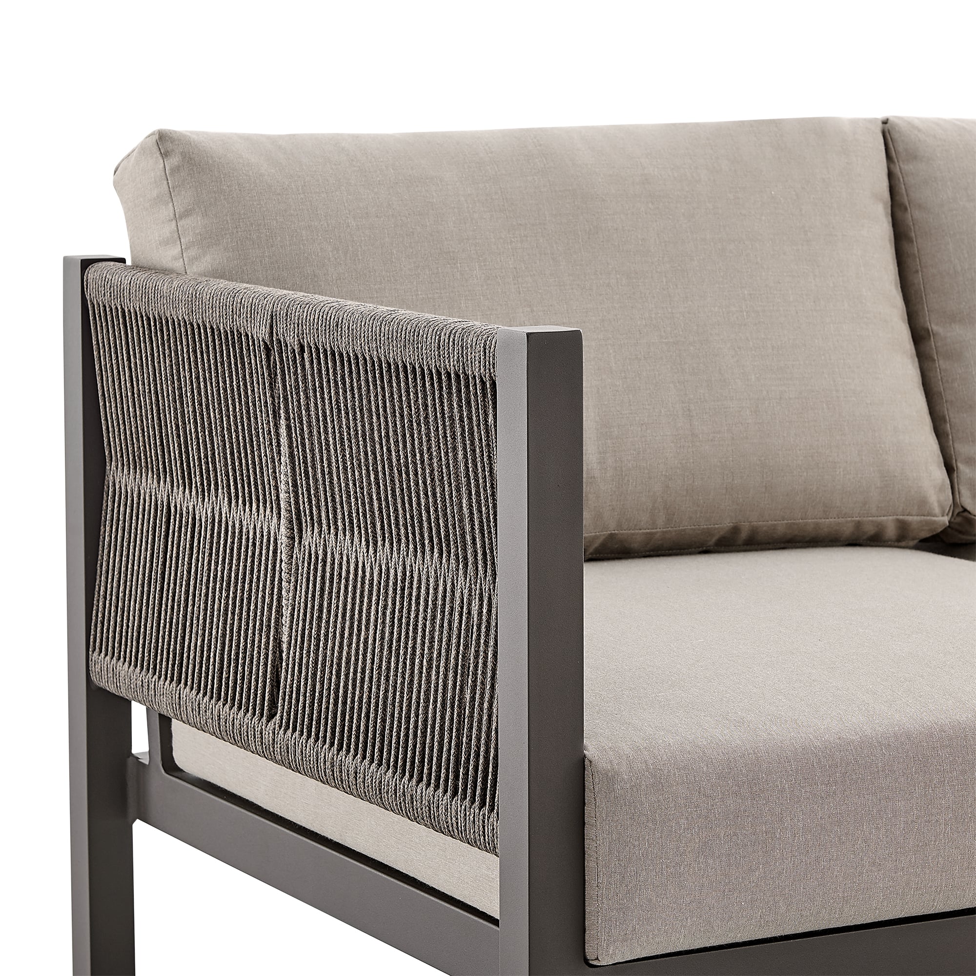 Armen Living Mareike 4-Piece Outdoor Patio Set