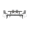 Armen Living Koala / Shasta / Camino Outdoor Dining Set