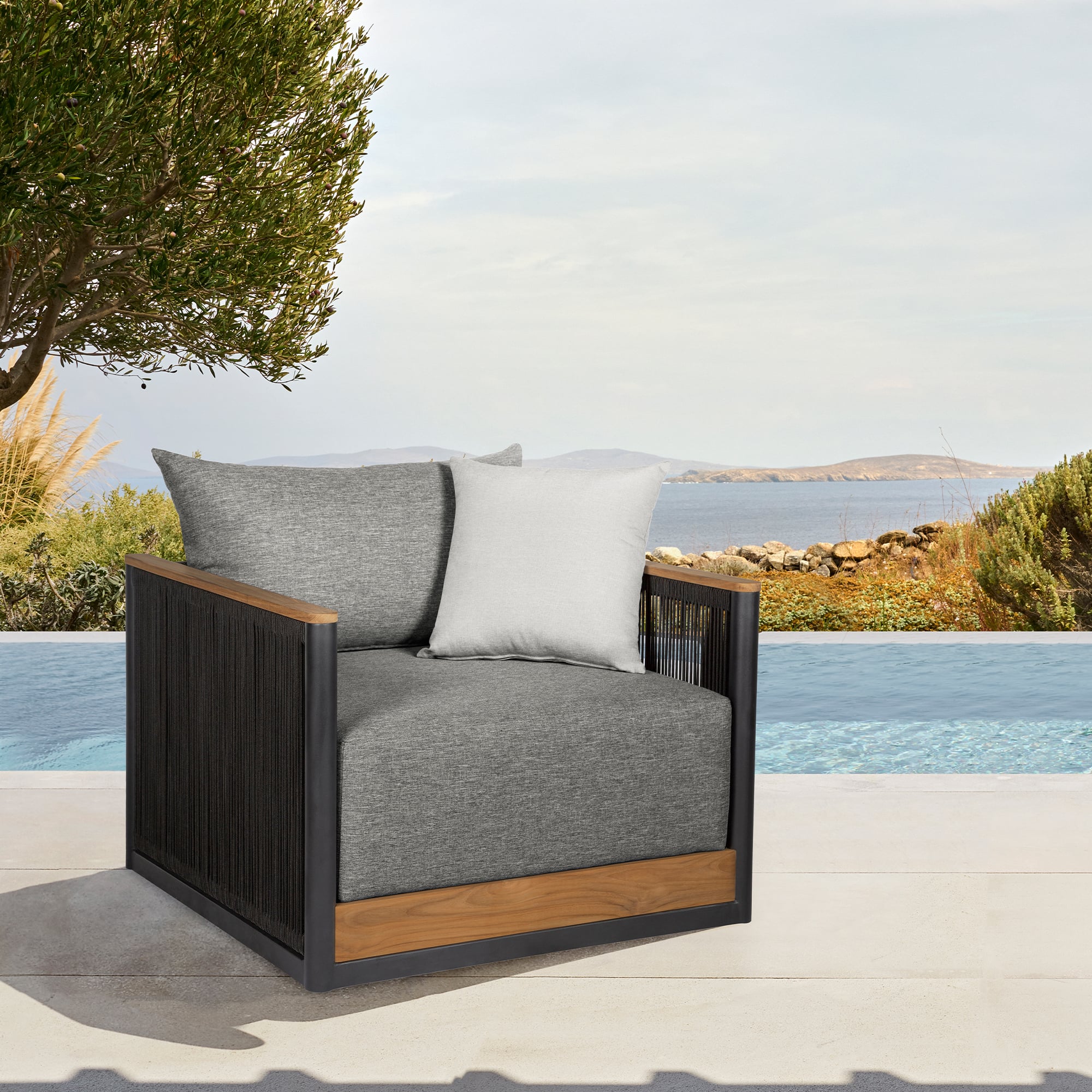 Armen Living Artesia Outdoor Chair