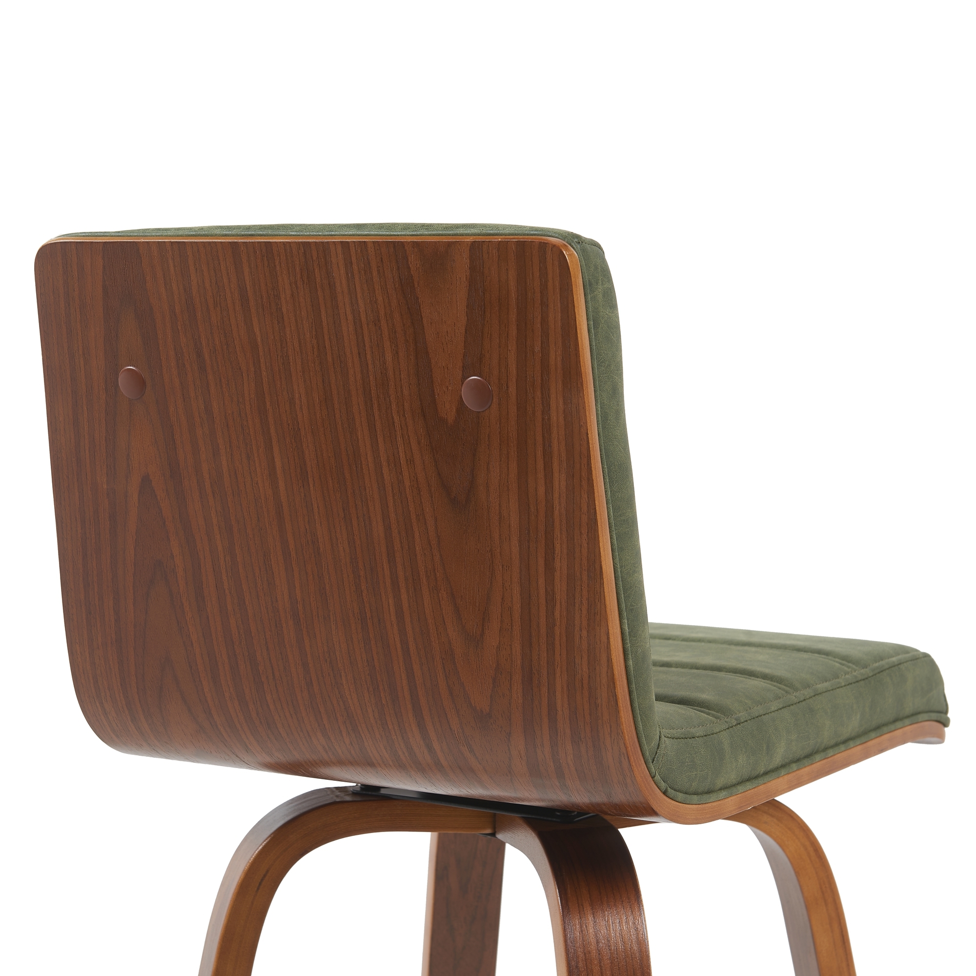 Armen Living Vienna Upholstered Swivel Counter Stool