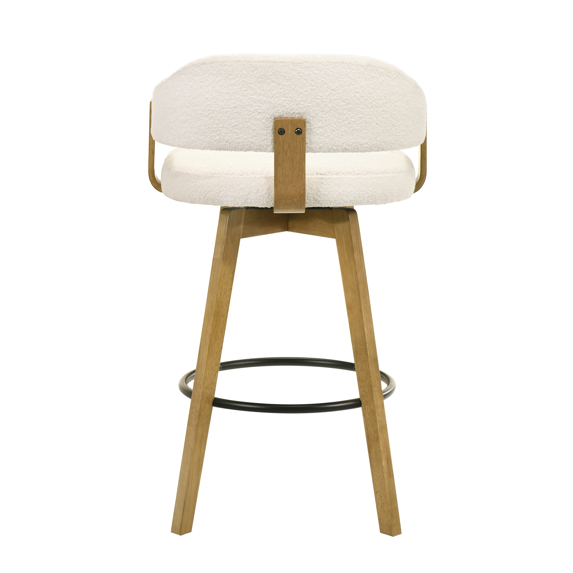 Armen Living Callah Upholstered Low-Back Barstool