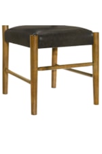 Armen Living Bennet Modern Faux-Leather Upholstered Dining Side Chair