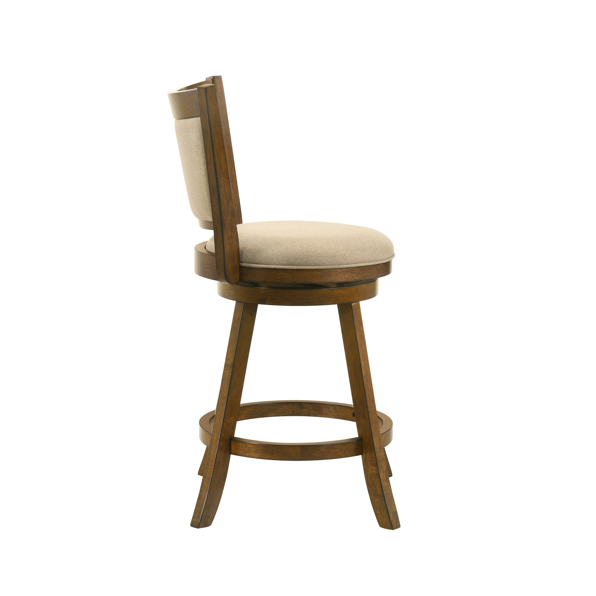 Upholstered Counter-Height Swivel Stool