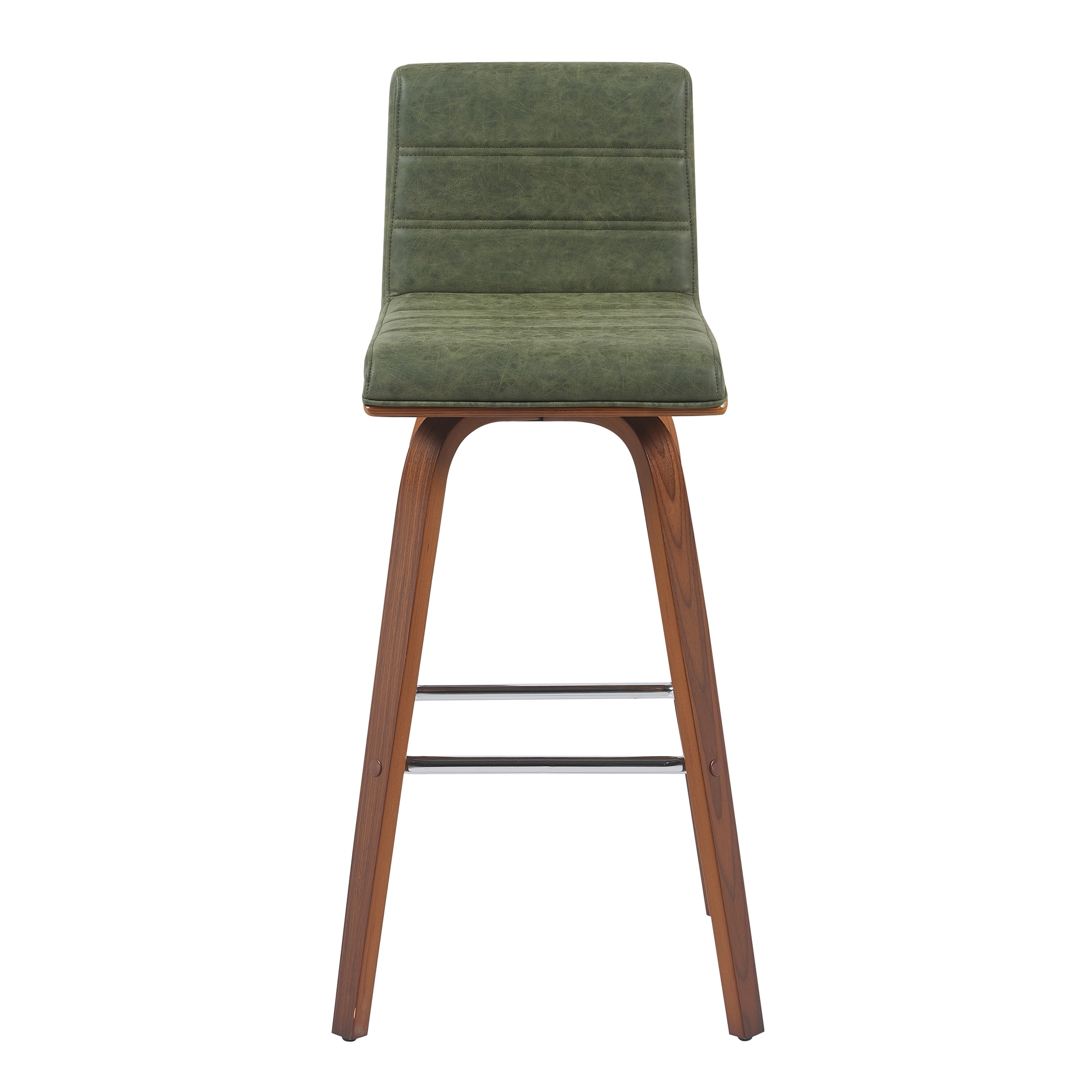 Armen Living Vienna Upholstered Swivel Barstool